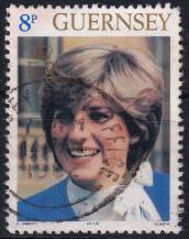 1981, Guernsey, 0226A, Svatba prince Charlese a lady Diany Spencerové - Lady Diana Spencerová ⊙ 
