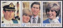 1981, Guernsey, 0228/0230ASt, Svatba prince Charlese a lady Diany Spencerové  ✶✶ 