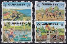 1981, Guernsey, 0237/0240, Mezinárodní rok postižených  ✶✶ 