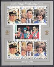 1981, Guernsey, A03, Svatba Prince Charlese a Lady Diany Spencerové, **