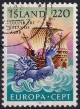 1981, Island, 0566, EUROPA: Folklór ⊙