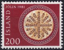 1981, Island, 0574, Vánoce ⊙