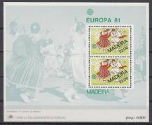 1981, Madeira, A02, EUROPA - Folklor, **