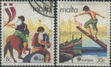 1981, Malta, 0628/0629, EUROPA: Folklór ⊙