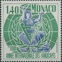 1981, Monako, 1476, Mezinárodní rok postižených ∗∗
