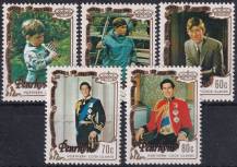 1981, Penrhyn, 0222/0226, Svatba prince Charlese a lady Diany Spencerové ✶✶