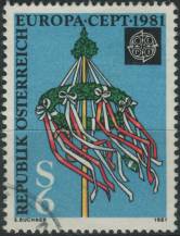 1981, Rakousko, 1671, EUROPA: Folklór ⊙