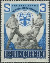 1981, Rakousko, 1688, Mezinárodní zasedání katolických zaměstnanců, Vídeň ∗∗