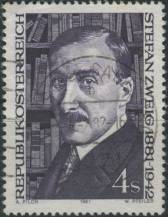 1981, Rakousko, 1692, 100. výročí narození Stefana Zweiga ⊙