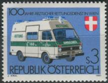 1981, Rakousko, 1694, 100 let Lékařské záchranné služby, Vídeň ∗∗