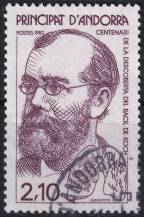 1982, Andorra (Francouzská pošta), 0329, 100. výročí objevení původce tuberkulózy Robertem Kochem  ⊙