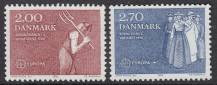1982, Dánsko, 0749/0750, EUROPA, **