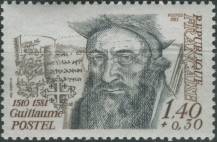 1982, Francie, 2319, 400. výročí úmrtí Guillaumeho Postela ∗∗