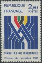 1982, Francie, 2341, Světová ekonomika-Vrcholná konference, Versailles ∗∗