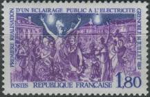1982, Francie, 2349, 100. výročí uvedení do provozu prvního elektrického pouličního osvětlení, Grenoble ∗∗