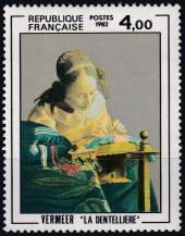 1982, Francie, 2350, 350. výročí narození Jana Vermeera ✶✶