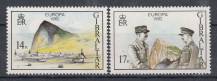 1982, Gibraltar, 0451/0452, EUROPA, **