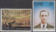 1982, Irsko, 0480/0481, 200 let Grattanova parlamentu; 100. výročí Eámona de Valery ∗∗