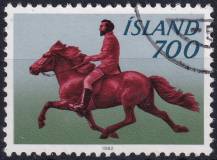 1982, Island, 0584, Jezdecký sport  ⊙