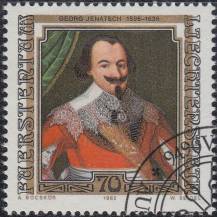 1982, Lichtenštejnsko, 0810, Obrazy významných hostů v Lichtenštejnsku (II): Georg Jenatsch ⊙