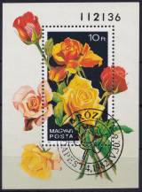 1982, Maďarsko, A156A, Růže ⊙