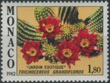1982, Monako, 1547, Výplatní známka: Exotické rostliny ∗∗