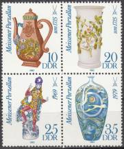 1982, NDR, 2667/2670St, Míšeňský porcelán (II), **