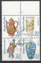 1982, NDR, 2667/2670St, Míšeňský porcelán (II), příležitostné ⊙