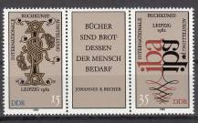 1982, NDR, 2697/2698St, Mezinárodní výstava uměleckých knih (IBA), Lipsko, **