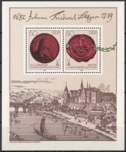 1982, NDR, A065, 300. výročí narození Johanna Friedricha Böttgera, **