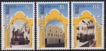 1982, Nizozemské Antily, 0467/0469, 250 let Synagogy Mikvé Israel-Emanuel, Curacao ✶✶