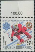 1982, Rakousko, 1695p, Mistrovství světa v alpském lyžování Schladming/Haus ∗∗