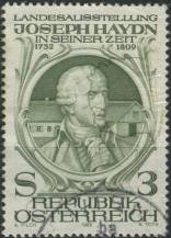 1982, Rakousko, 1704, Zemská výstava "Josef Haydn v jeho čase", Eisenstadt ⊙