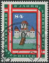 1982, Rakousko, 1709, 800 let města Weizu ⊙