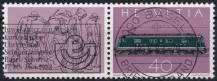 1982, Švýcarsko, 1215, 100 let železnice St.-Gotthard: Elektrická lokomotiva Typ Re 6/6 (1972) ⊙  K L