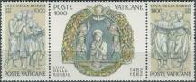 1982, Vatikán, 0805/0807St, 500. výročí úmrtí sochaře Lucy della Robbiy ∗∗