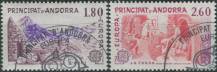 1983, Andorra (Francouzská pošta), 0334/0335, EUROPA: Velká díla lidského ducha ⊙