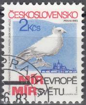 1983, ČSR II, 2596, Shromáždění za mír a život Praha 1983 ⊙