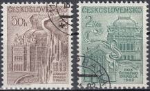1983, ČSR II, 2614/2615, 100 let ND a Rok českého divadla ⊙