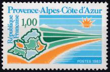1983, Francie, 2374, Regiony Francie: Provence-Alpes-Cote d´Azur ✶✶