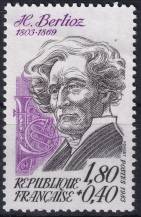 1983, Francie, 2380, 180. výročí narození Hectora Berlioza ✶✶
