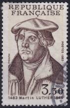 1983, Francie, 2382, 500. výročí narození Martina Luthera ☉