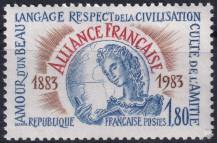 1983, Francie, 2383, 100 let francouzského kulturního institutu (Alliance francaise) ✶✶