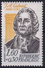 1983, Francie, 2391, 285. výročí narození Jacquese Angeho Gabriela ✶✶