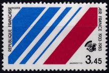 1983, Francie, 2405, 50 let letecké společnosti AIR FRANCE ✶✶