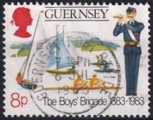 1983, Guernsey, 0260, 100 let Boys´Brigade  ⊙