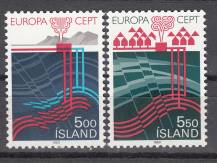 1983, Island, 0598/0599, EUROPA, **