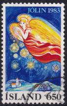 1983, Island, 0609, Vánoce: Anděl ⊙