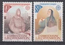 1983, Lichtenstein, 0816/0817, EUROPA, **