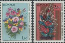 1983, Monako, 1602/1603, Mezinárodní soutěž ve vázání květin, Monte Carlo 1984 ∗∗